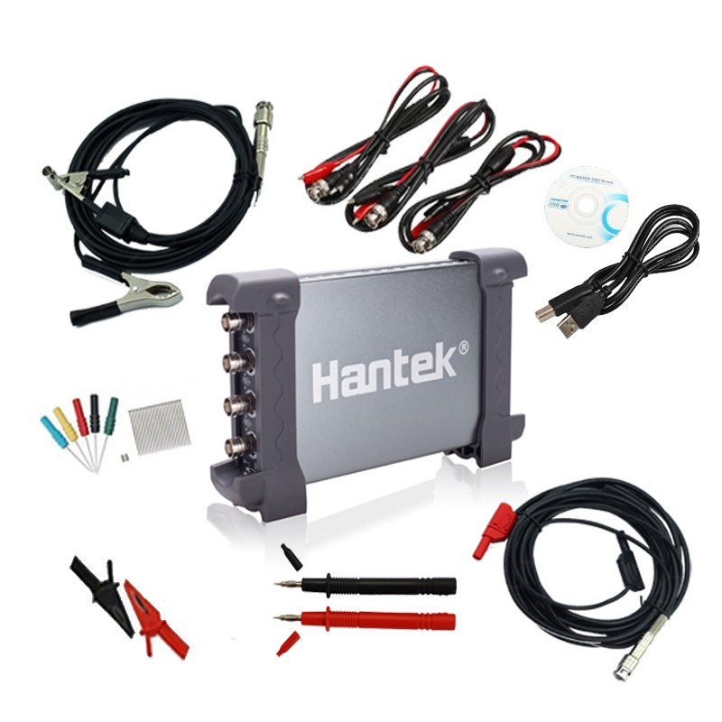 Hantek 6074BE Osciloscopio para automoción 70MHZ - Kit básico