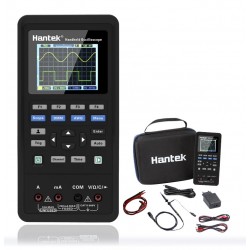 Hantek 2D72 Mini Osciloscopio portátil 2 Canales / 70MHZ con generador de señales y multimetro