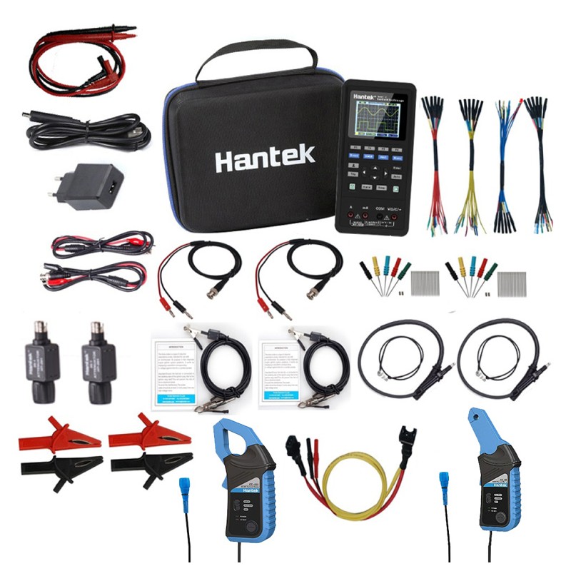 Hantek 2D82AUTO Mini Osciloscopio Portátil para Automoción KIT PREMIUM