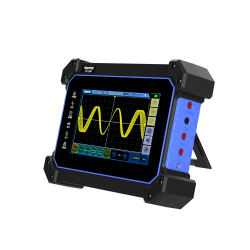 Hantek TO1254D Osciloscopio portátil Táctil 4 Canales / 250MHZ con generador de señales y multimetro