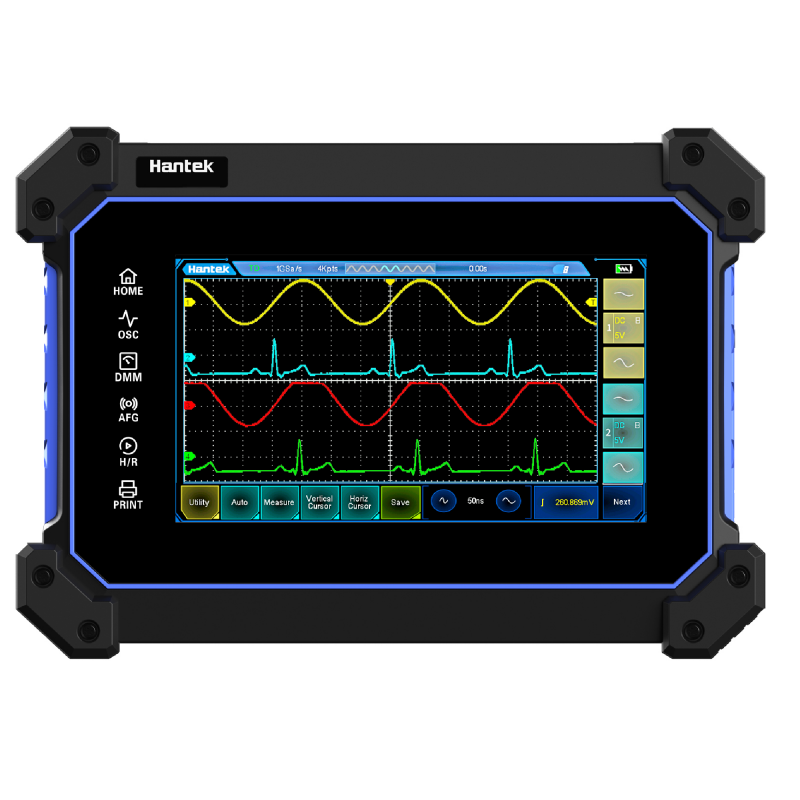 Hantek TO1112 Osciloscopio portátil Táctil 2 Canales / 110MHZ