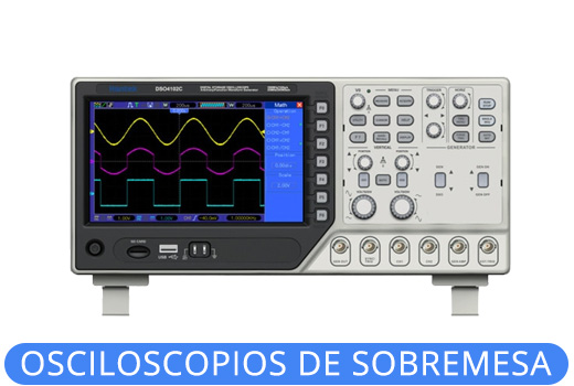 Osciloscopios de sobremesa Hantek